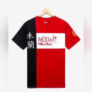 NWT Our Universe Unisex Disney Mulan Color block t-shirt size 4X